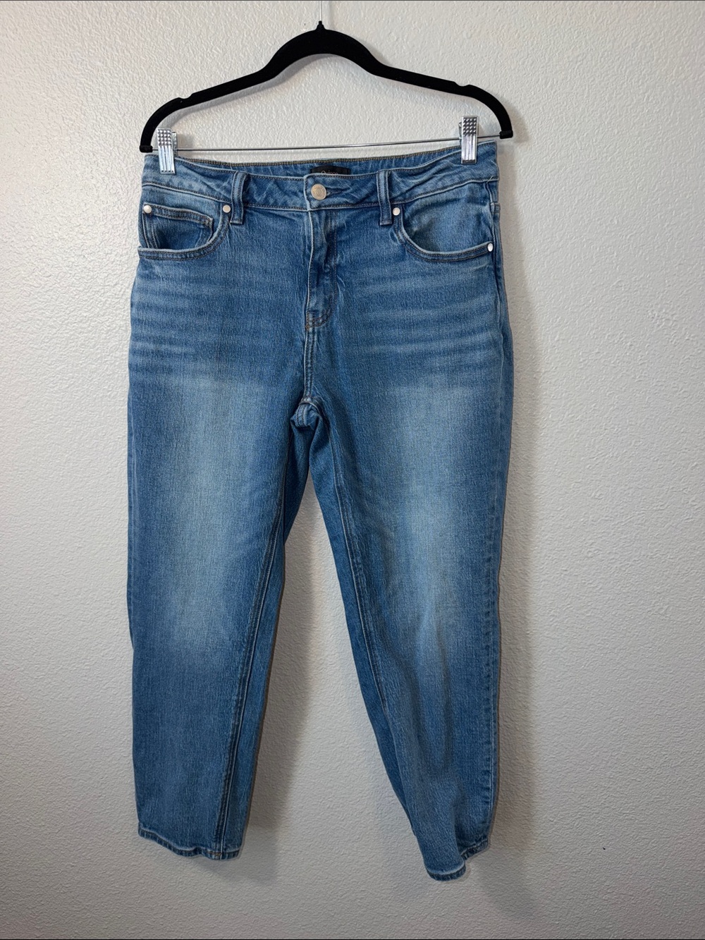 Quince Jeans Luna Stretch Slim-Boyfriend- Luna Blue